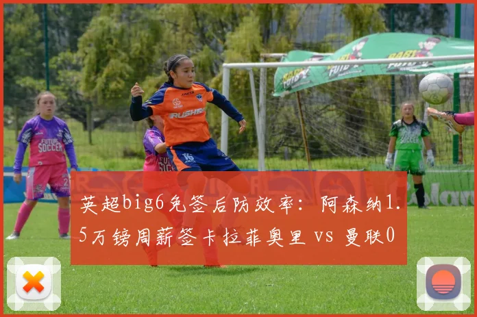 英超big6免签后防效率：阿森纳1.5万镑周薪签卡拉菲奥里 vs 曼联0.8万镑签齐尔克泽